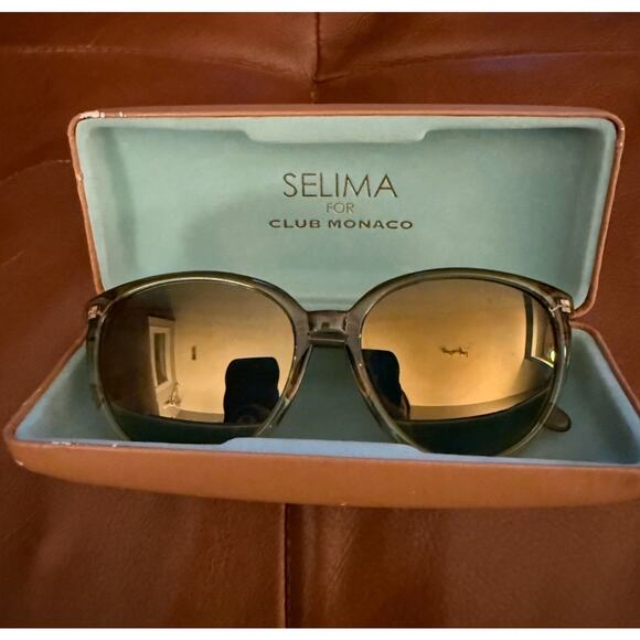 Selima X Club Monaco Sunglasses Olivia W Case - Picture 1 of 4